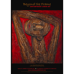 XX Poster: Beyond the Frame Cuban Contemporary Art exhibition
