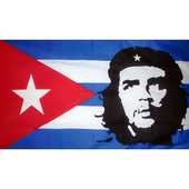 Cuban Flag with Che Guevara