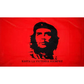 Flag: Red with Che Guevara