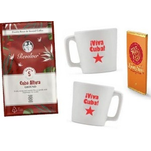 Gift pack: VIVA CUBA! espresso cups + Coffee + Chocolate