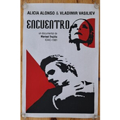 Screen Cuba sales - ICAIC film poster Encuentro: Alicia Alonso & Vladimir Vasiliev