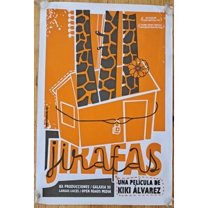 Screen Cuba sales - ICAIC film poster Jirafas